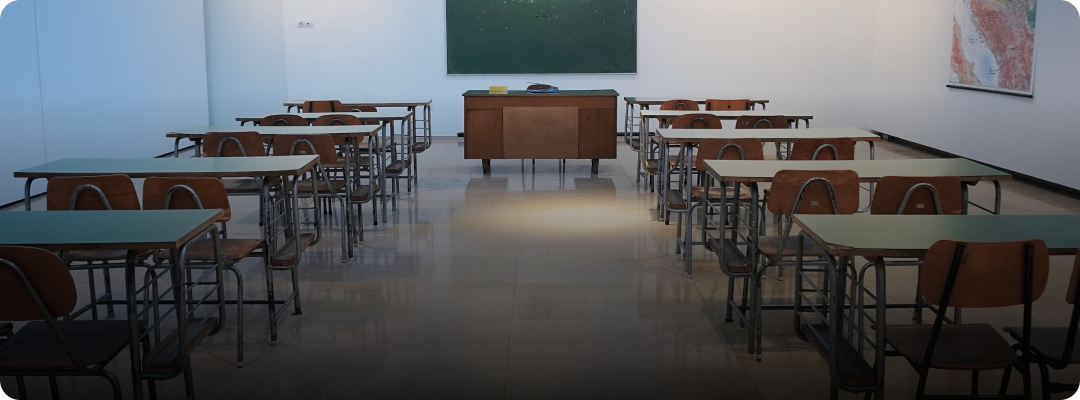 Classroom ready for teaching